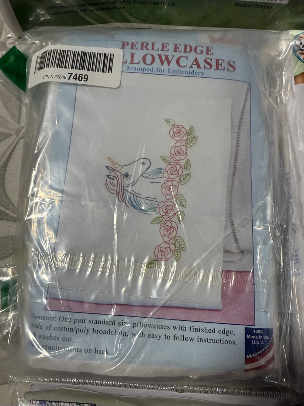 NIP Large Lot of Stamped Pillow Case Pairs - 20 Total for Embroidery plus extras - Picture 9 of 12
